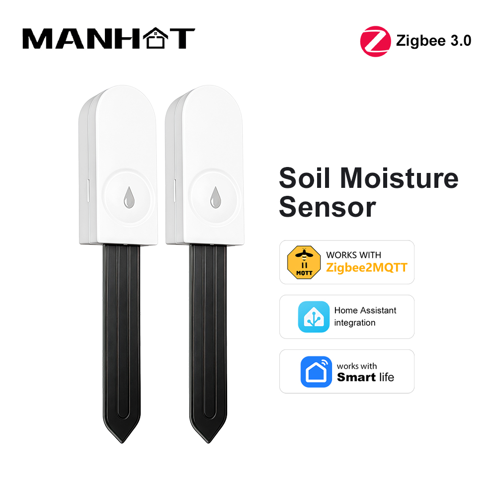 Smart Garden Products - Czujnik wilgotności gleby Zigbee 3.0, termohigrometr,