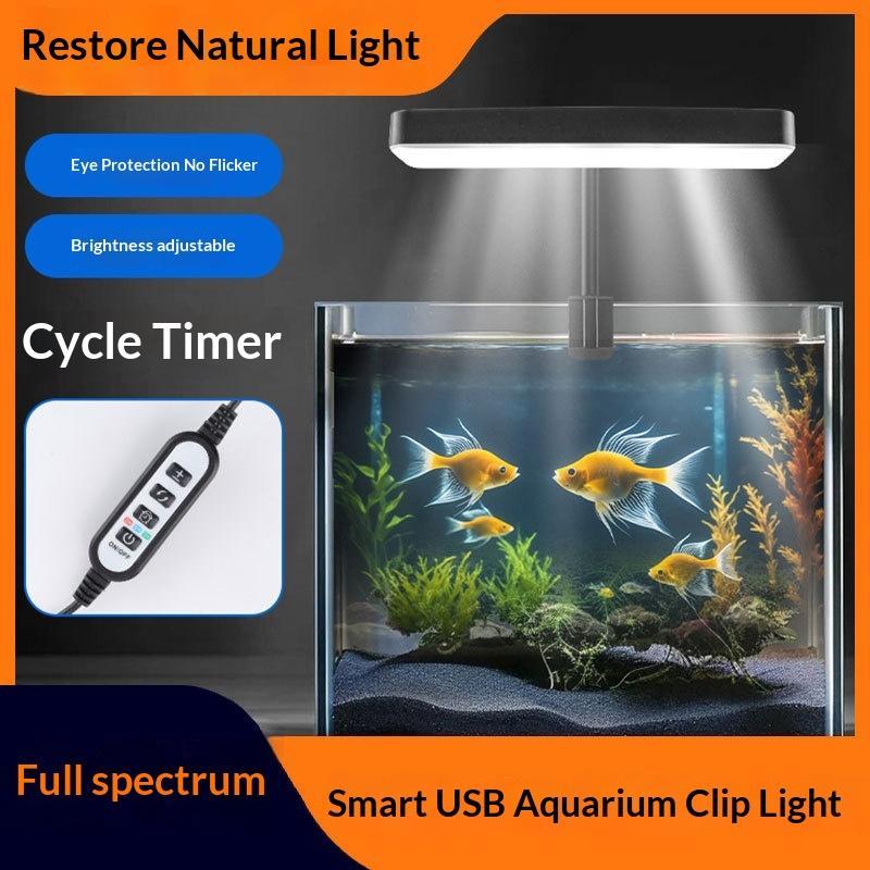 Plant Grow Light Full Spectrum - Pełnospektralne oświetlenie LED do akwarium, regulowane