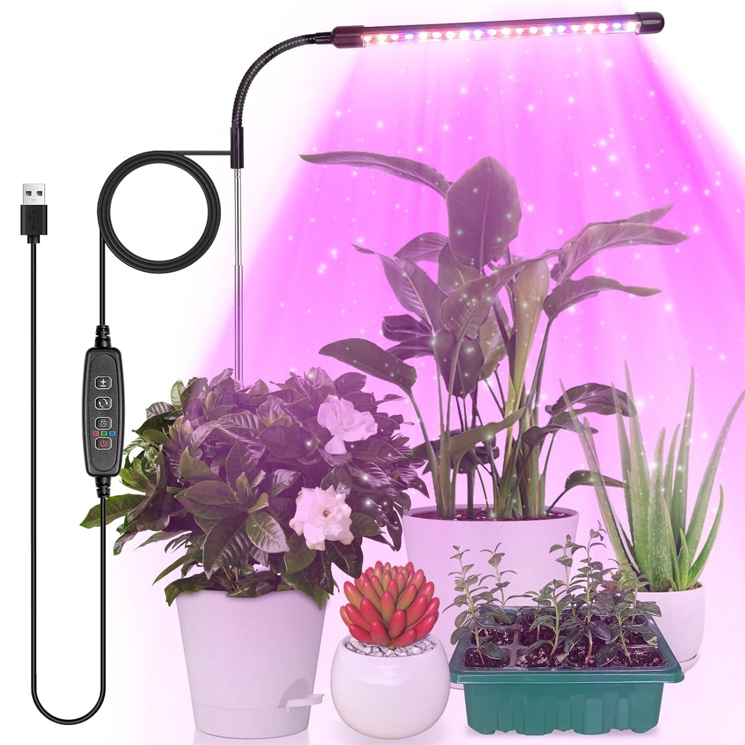 3 kolory lampa USB do uprawy r – Plant Grow Light Full Spectrum recenzja i cena