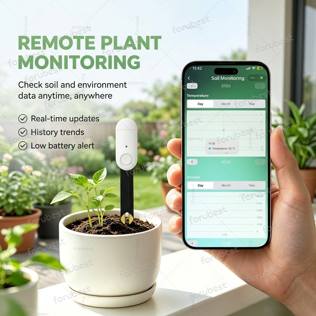 Inteligentny czujnik wilgotnoś – Smart Zigbee Garden Light recenzja i cena