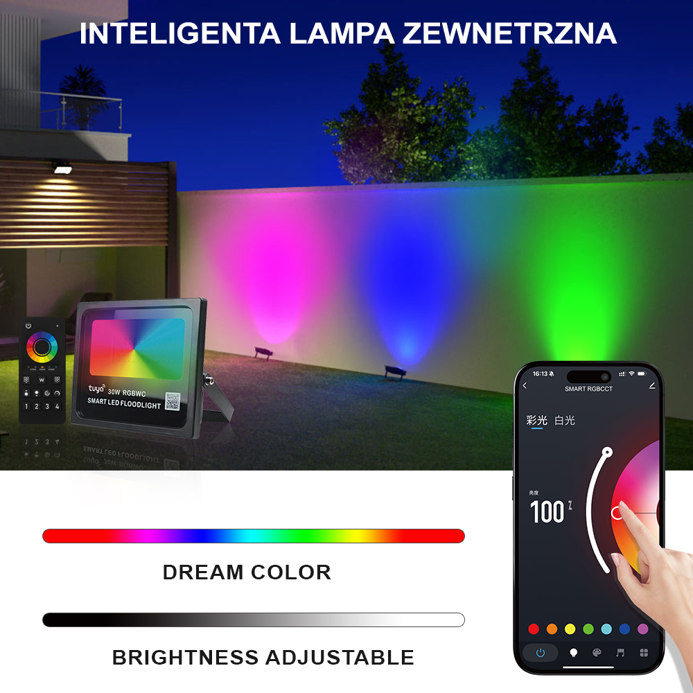 Inteligentna lampa LED zewnętr – Smart Zigbee Garden Light recenzja i cena